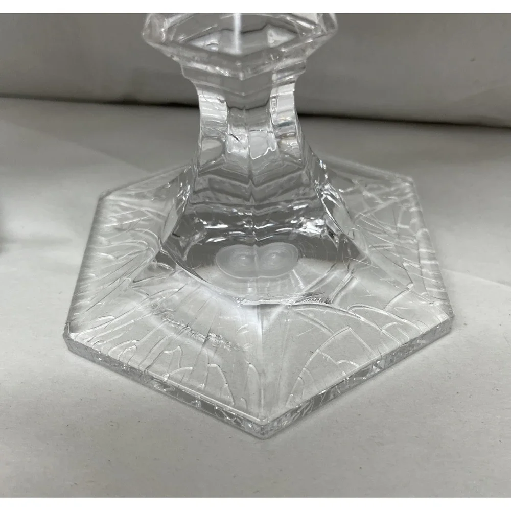 Mario Luca Giusti Dolce-Vita Water White Goblet Set of 4 in Acrylic Signed Read